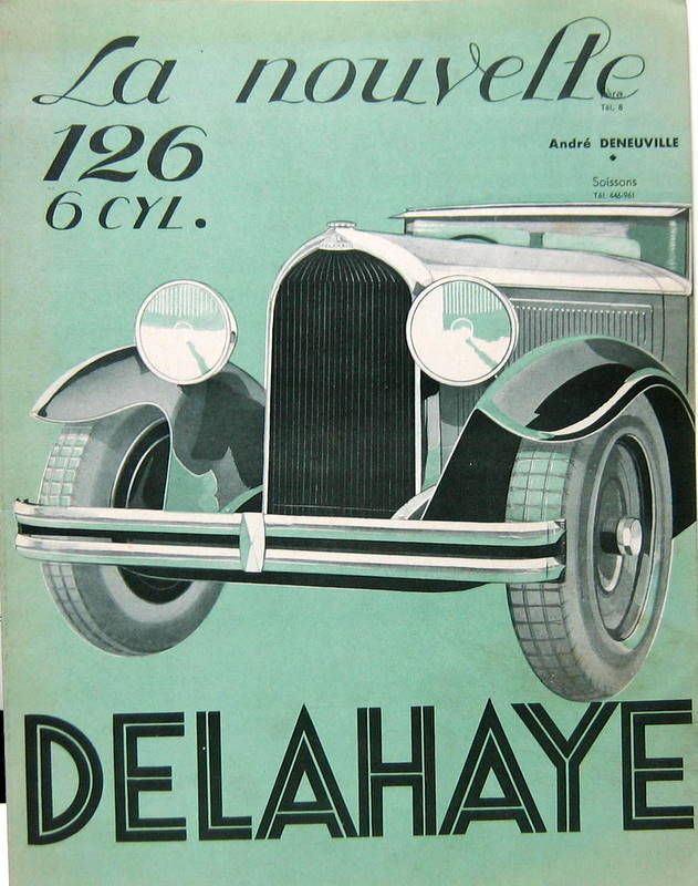 Couverture de 1932-33 DELAHAYE  126 CATALOGUE