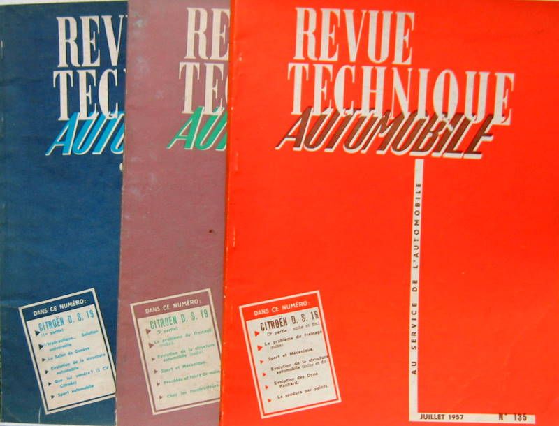 Couverture de 1957 CITROEN DS 19 EN 3 PARTIES
REVUE TECHNIQUE