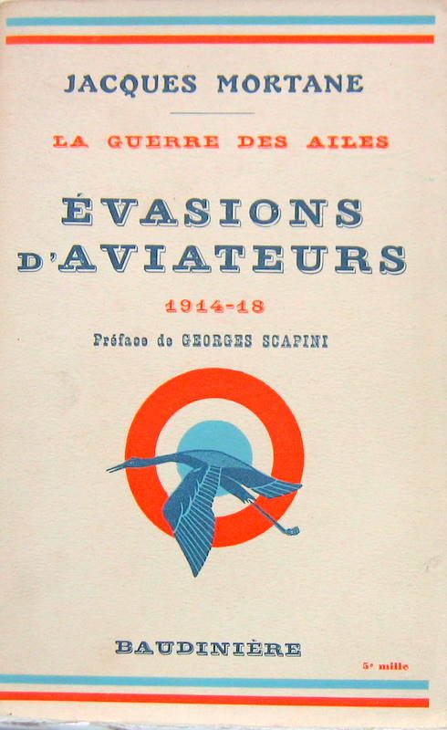 Couverture de EVASION D'AVIATEURS 1914-1918