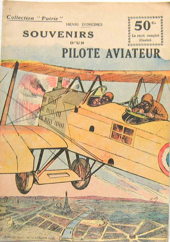 Couverture de SOUVENIR D'UN PILOTE AVIATEUR COLLECTION PATRIE