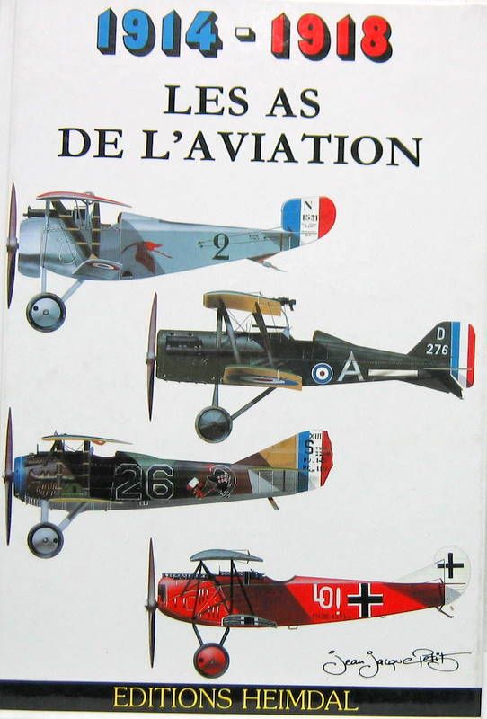 Couverture de 1914-1918 LES AS DE L'AVIATION HEMDAL