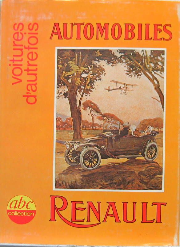 Couverture de AUTOMOBILES RENAULT VOITURES D'AUTREFOIS