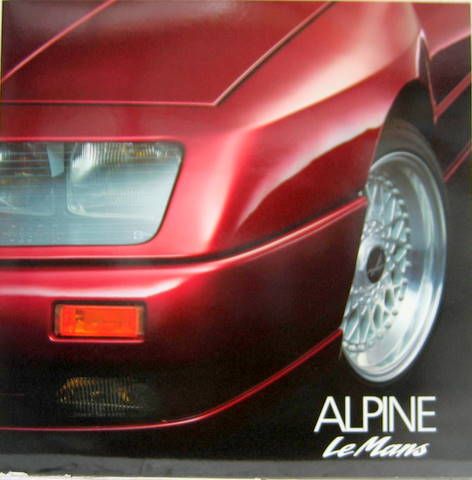 Couverture de 1990 ALPINE RENAULT LE MANS