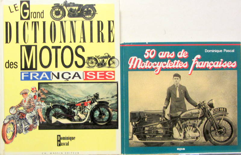 Couverture de LE GRAND DICTIONNAIRE DES MOTOS FRANCAISES - 50 ANS DE MOTOCYCLETTES FRANCAISES DE D.PASCAL