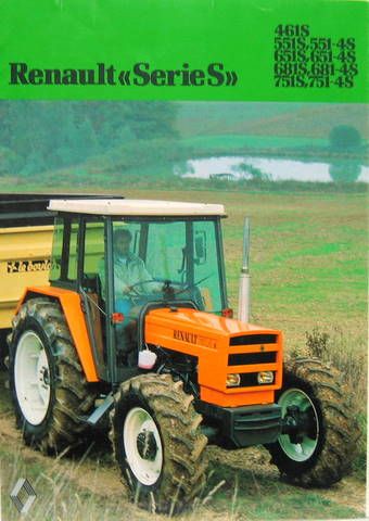 Couverture de 1984 LE TRACTEUR RENAULT SERIE S    DEPLIANT