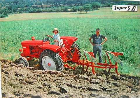 Couverture de LE TRACTEUR RENAULT SUPER 5 D MOTEUR 709 PROSPECTUS