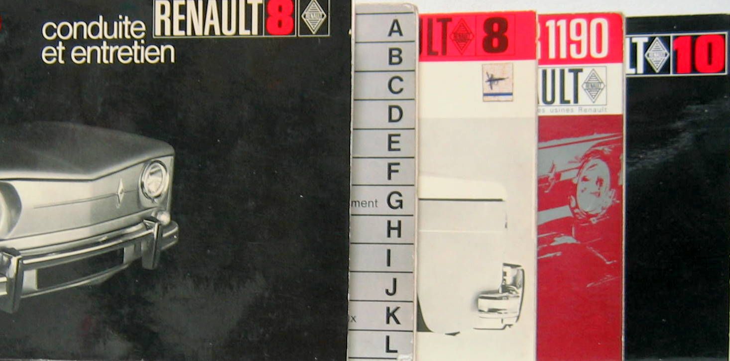 Couverture de 1  R 8 ET R10 LIVRET D'ENTRETIEN