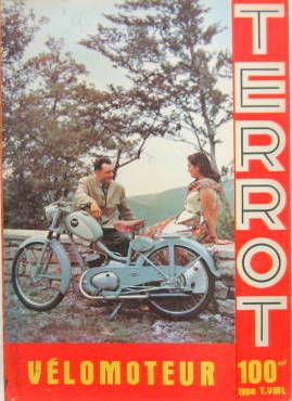 Couverture de 1955 TERROT VELOMOTEUR 100 CM3 TVML DEPLIANT