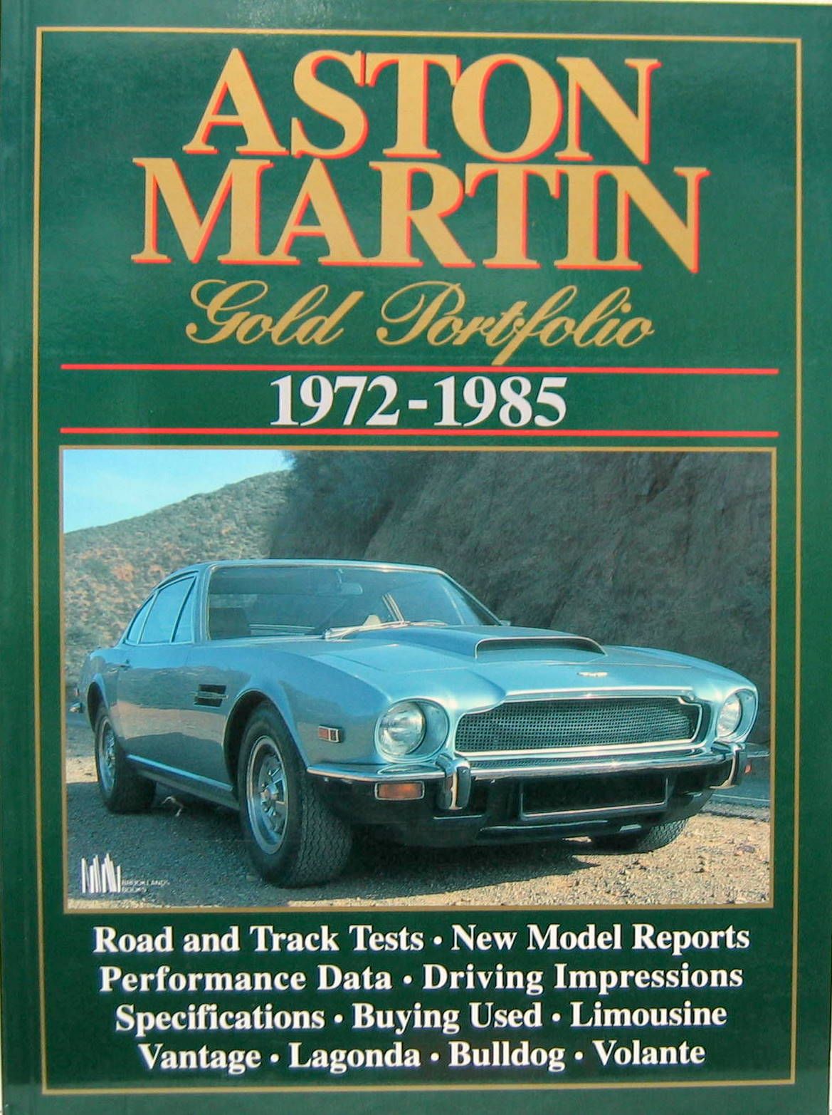 Couverture de 1972 1985  ASTON MARTIN GOLD PORTFOLIO