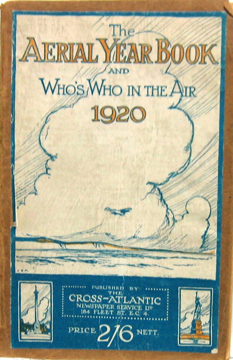 Couverture de 1920 THE AERIAL YEAR BOOK AND WHO'S WHO IN THE AIR