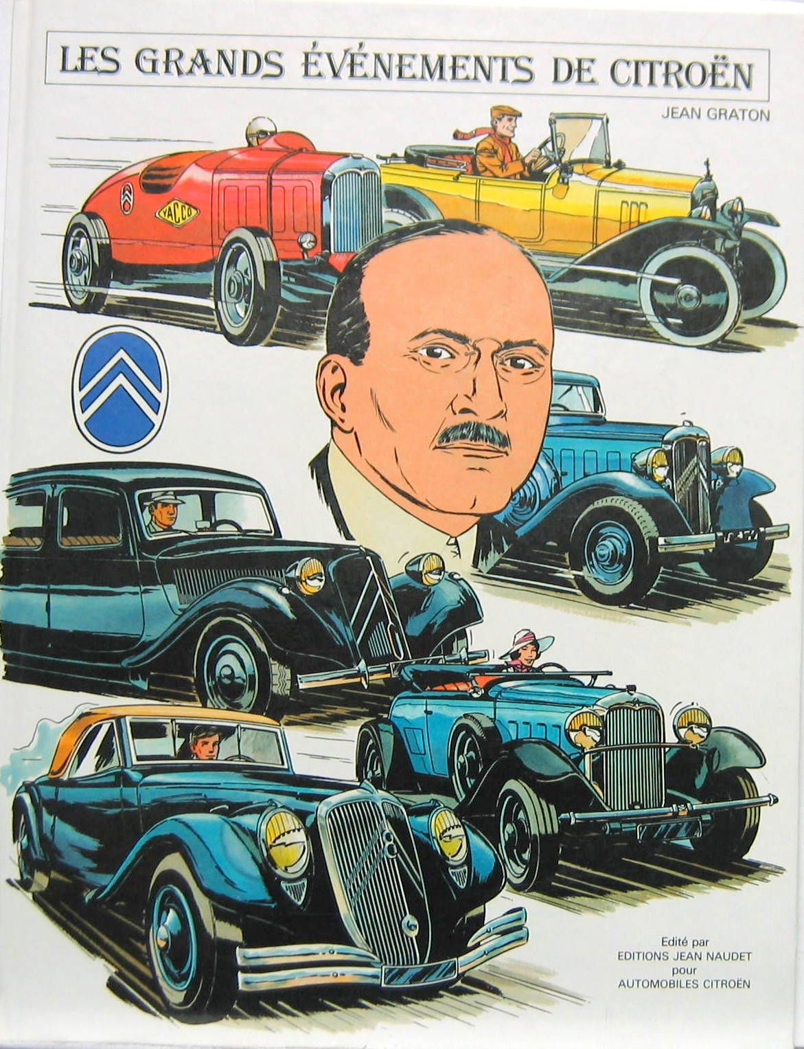 Couverture de LES GRANDS EVENEMENTS DE CITROEN BANDE DESSINEE DE JEAN GRATON RARE