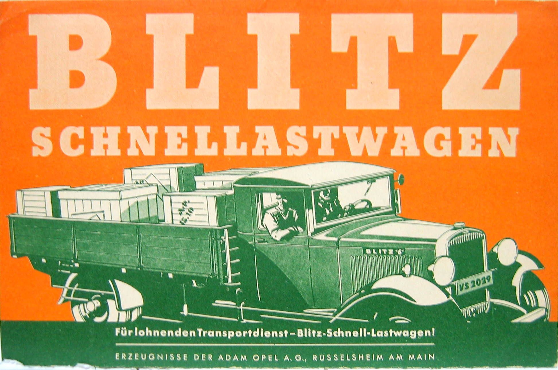 Couverture de OPEL BLITZ SCHNELLASTWAGEN FAC SIMILE  EN ALLEMAND