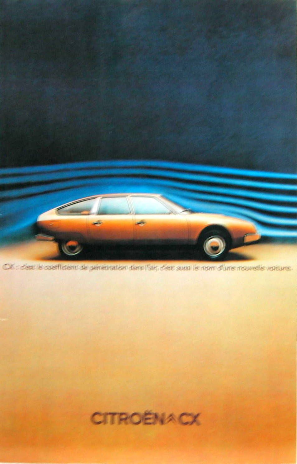 Couverture de 1974-8 CITROEN CX GAMME  DEPLIANT