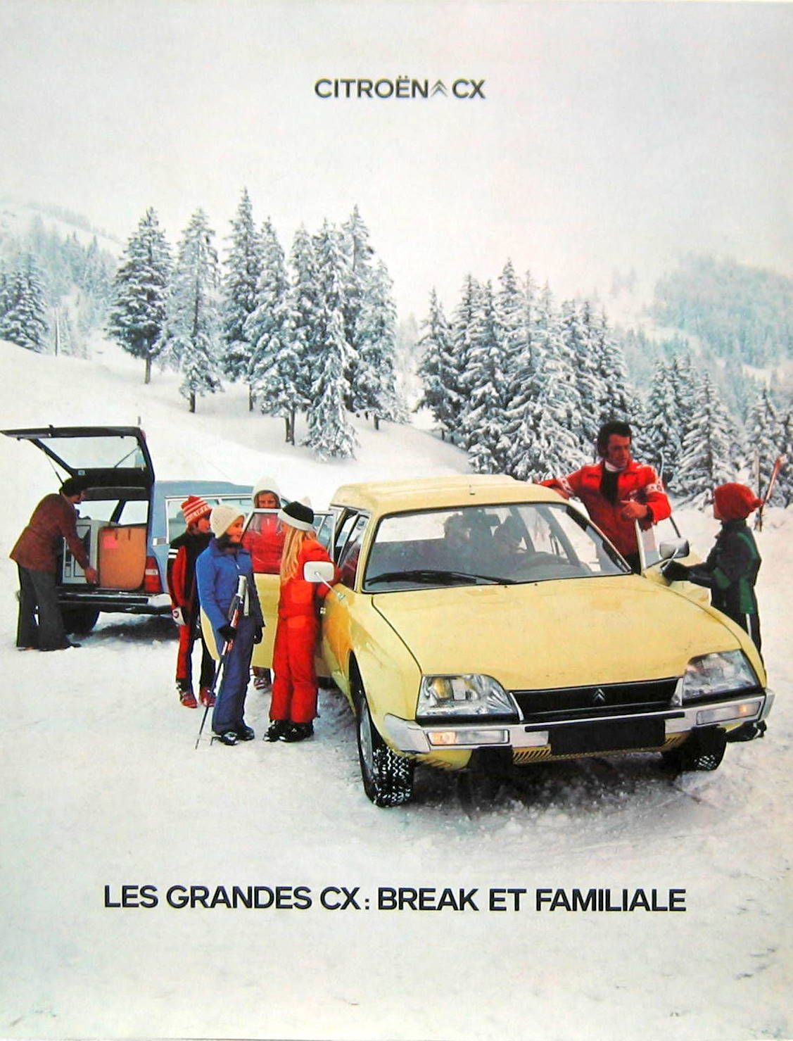 Couverture de 1977 CITROEN CX BREAK ET FAMILIALE CATALOGUE
