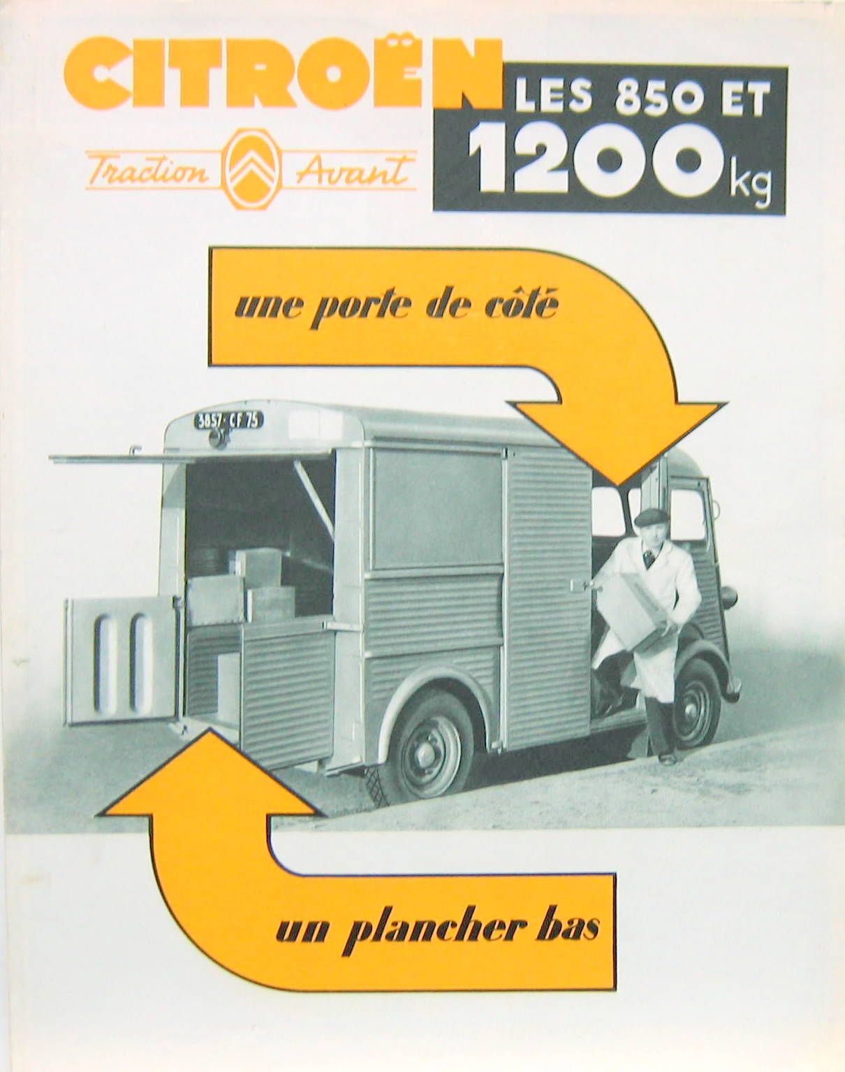 Couverture de 1954 CITROEN TYPE H  CATALOGUE AC 5034454B