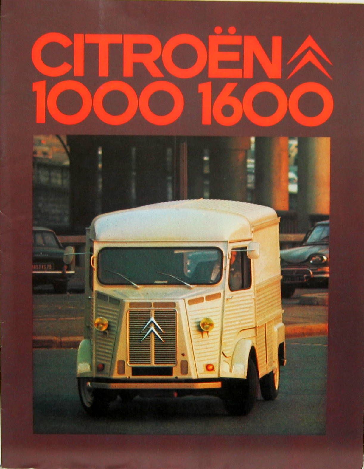 Couverture de 1974-7 CITROEN TYPE H  CATALOGUE
