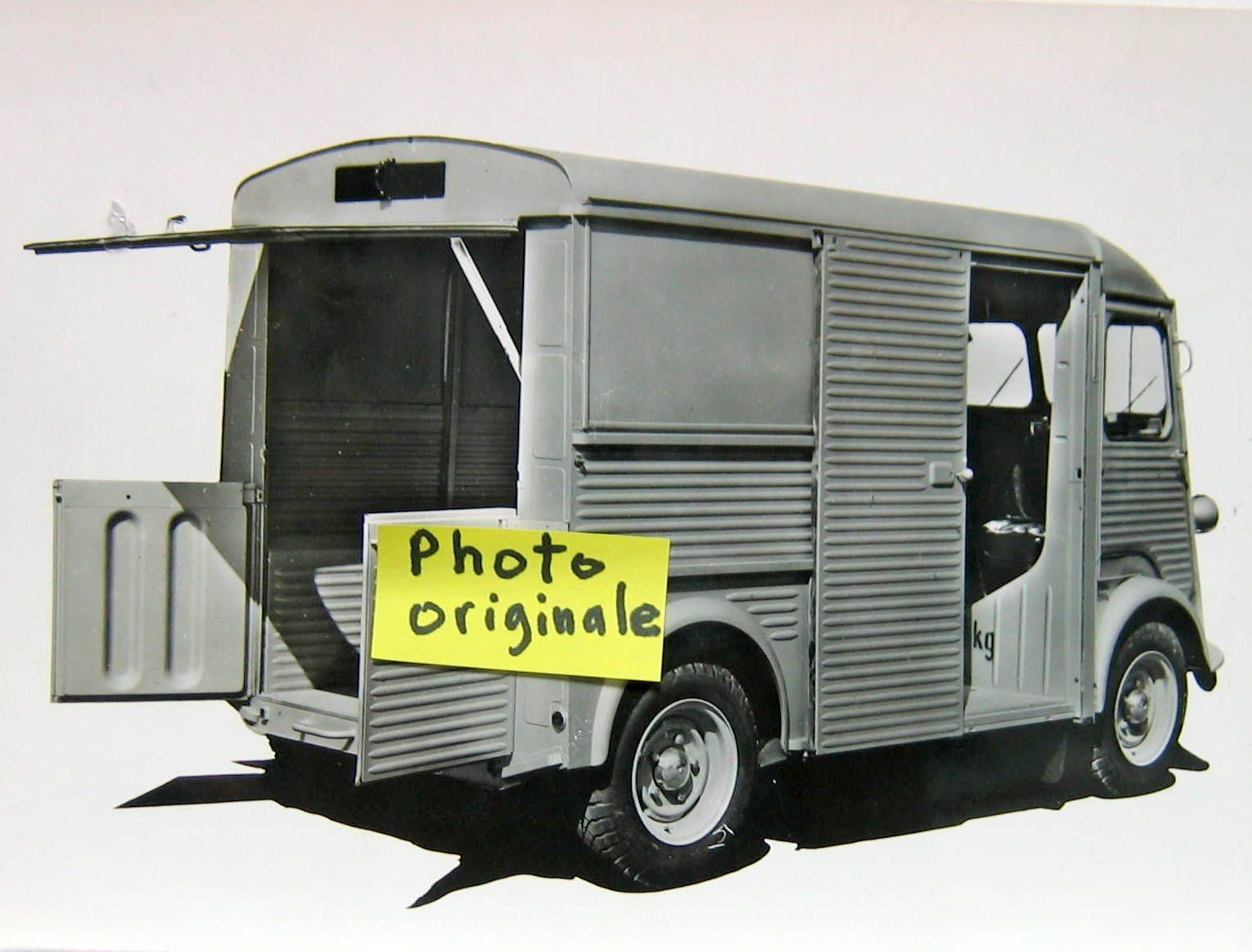 Couverture de CITROEN TYPE H PHOTO ORIGINALE 3/4 ARRIERE
