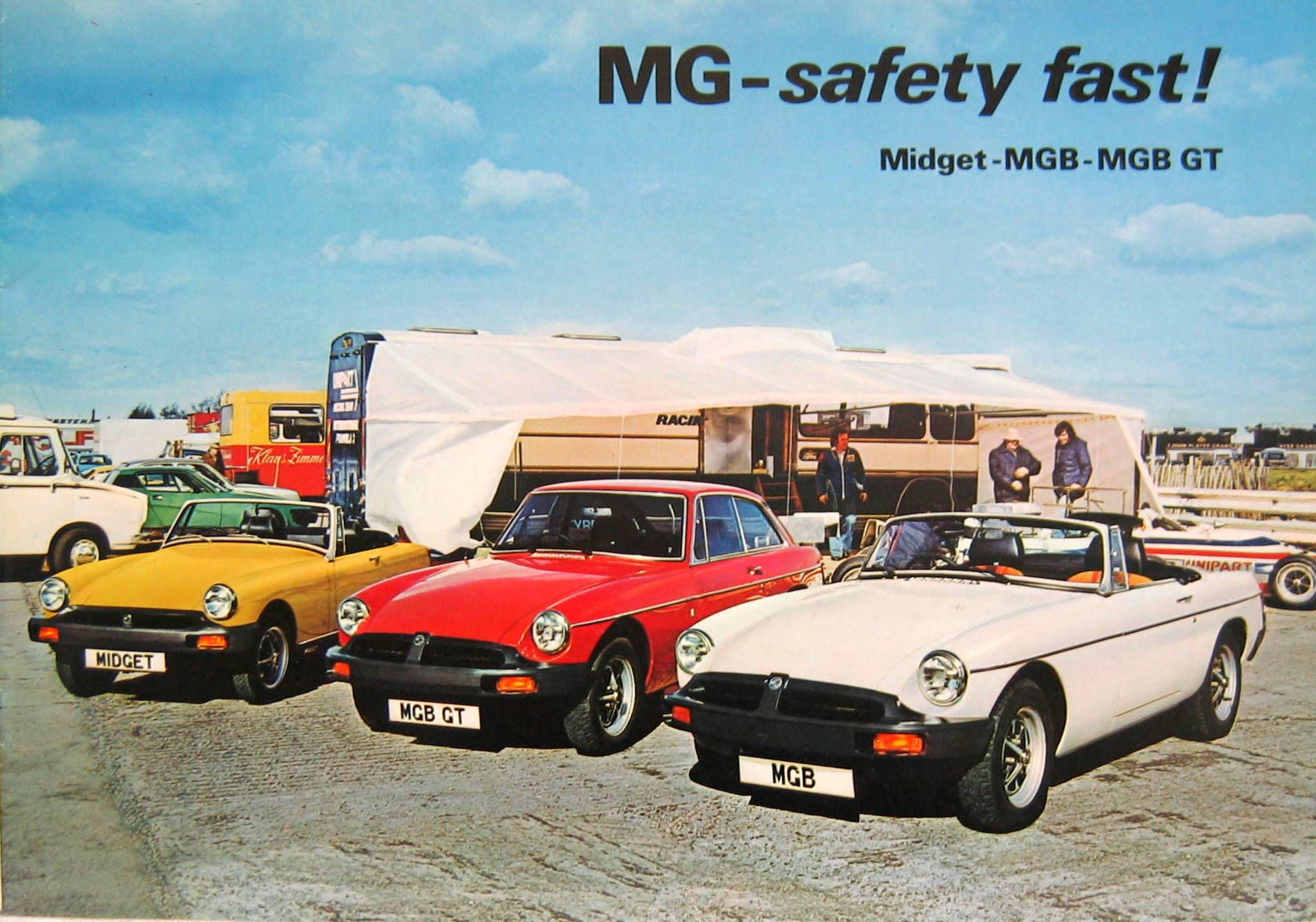 Couverture de 1978-3 MGB ET GT + MIDJET  CATALOGUE EN ANGLAIS N°3264B