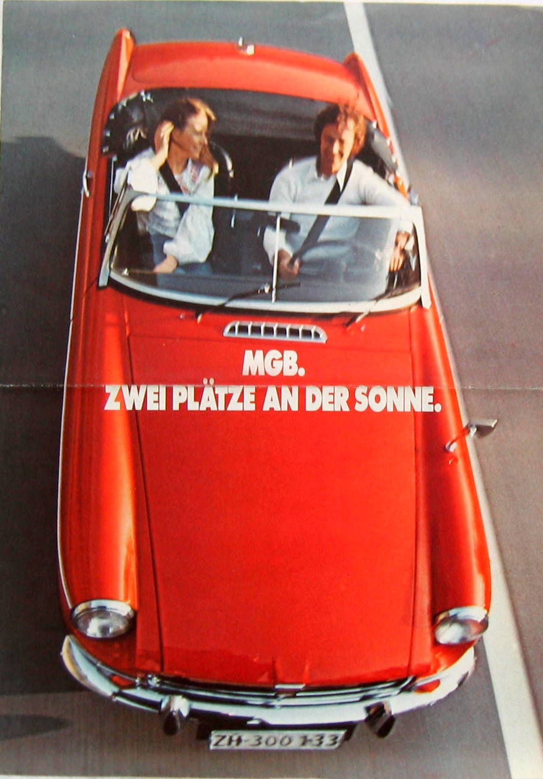 Couverture de MGB ET GT ZWEI PLATZE AN DER SONNE  CATALOGUE EN ALLEMAND