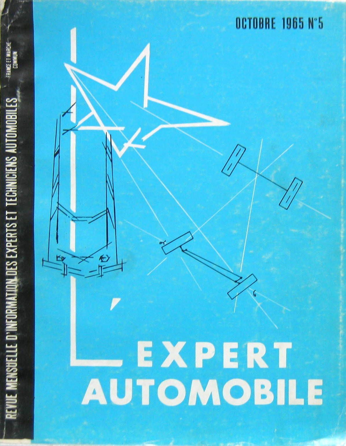 Couverture de 1965 MGB PRESENTATION TECHNIQUE DE LA REVUE L'EXPERT