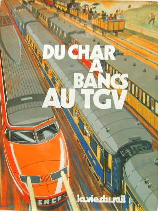 Couverture de 1982 DU CHAR A BANC AU TGV 150 ANS DE TRAINS DE VOYAGEURS EN FRANCE