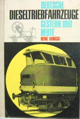 Couverture de 1968 DEUTSCHE DIESELTRIEBFAHRZEUGE GESTERN UND HEUTE
