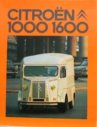 Couverture de 1973-6 CITROEN TYPE H  CATALOGUE