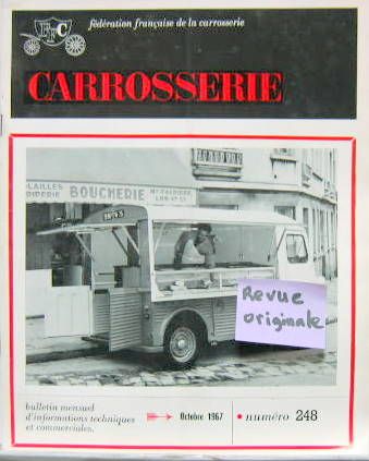 Couverture de 1967-10 CITROEN TYPE H  CARROSSERIE LEFFONDRE EN 1 ére PAGE