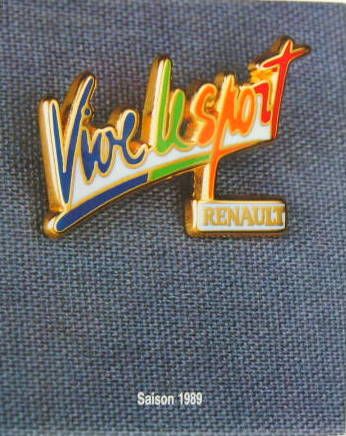 Couverture de VIVE LE SPORT RENAULT SAISON 1989