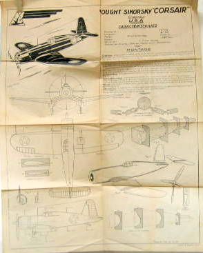 Couverture de VOUGHT SIKORSKI CORSAIR PLAN  CB