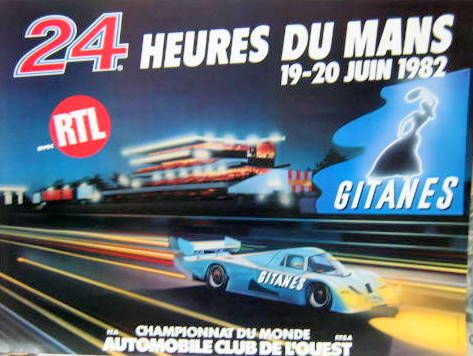 Couverture de 1982 24 HEURES DU MANS FORD AFFICHE ORIGINALE