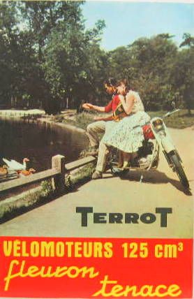 Couverture de 1957 TERROT 125 CM3 FLEURON ET TENACE