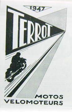 Couverture de 1947 TERROT GAMME DEPLIANT