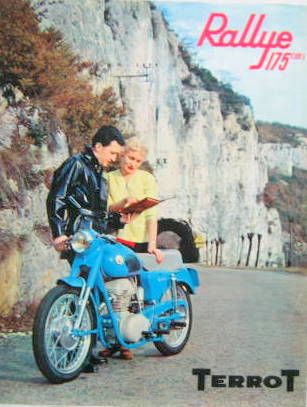 Couverture de 1957 TERROT 175 CM3 RALLYE PROSPECTUS