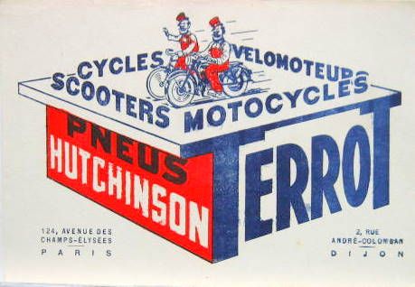 Couverture de 1939 TERROT HUTCHINSON BUVARD