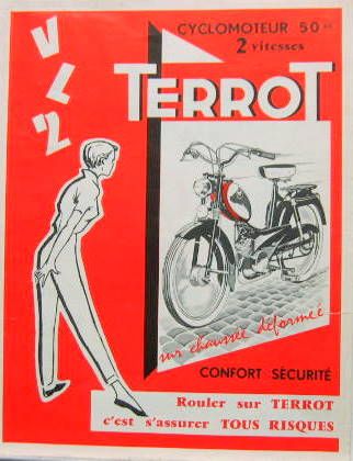 Couverture de 1956  TERROT CYCLOMOTEURS VL2 50 CM3 PROSPECTUS