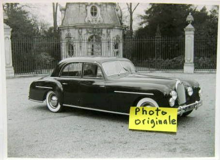 Couverture de 1952 TALBOT LAGO BABY PHOTO ORIGINALE