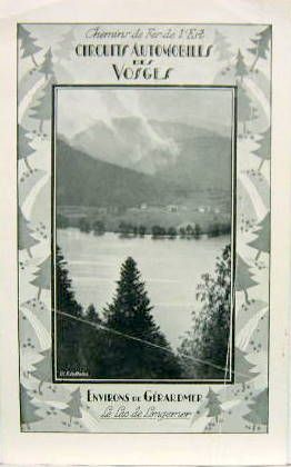 Couverture de CHEMINS DE FER DE L'EST CIRCUIT AUTOMOBILE DES VOSGES