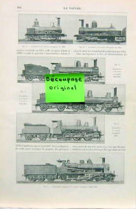 Couverture de 1906 LES MACHINES DE LA COMPAGNIE D'ORLEANS ARTICLE D'EPOQUE