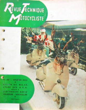 Couverture de 1955-2 BSA GROUPE A VESPA 55 SALON DE MILAN ELECTRICITE