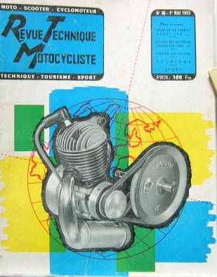 Couverture de 1955-5 TERROT 250 CC MOTEUR LAVALETTE AML 50 ZUNDAPP KS 601