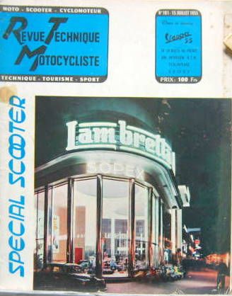 Couverture de 1955-7 VESPA 55 LAMBRETTA DU BOL D'OR ISETTA VELAM
