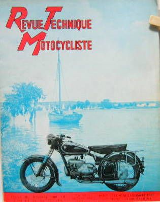 Couverture de 1955-12 350CC IFA MOTEUR MISTRAL 100 E2 SUPERFOX NSU