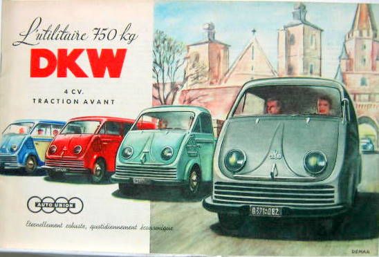 Couverture de DKW CAMIONNETTE CATALOGUE REF WB 498952