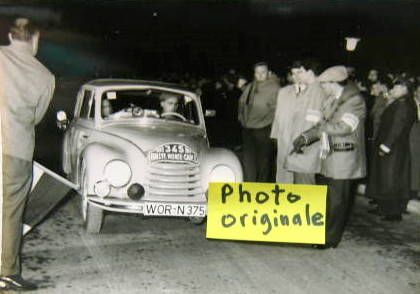 Couverture de 1959 DKW AU MONTE CARLO PHOTO ORIGINALE