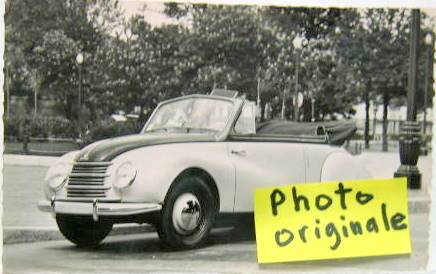 Couverture de DKW CABRIOLET CARTE POSTALE D'EPOQUE