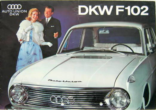 Couverture de DKW AUTO UNION F 102 DEPLIANT N°WB 5294120G126