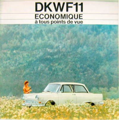 Couverture de DKW AUTO UNION F 11  DEPLIANT N°WB 572060B130