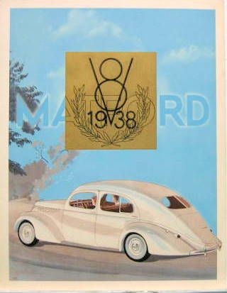 Couverture de MATFORD F 81 1938 DEPLIANT