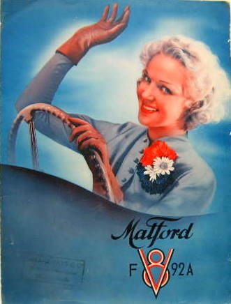 Couverture de MATFORD F 92 A DEPLIANT